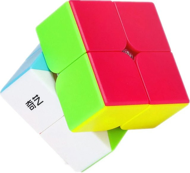 Qiyi QY SpeedCube Qidi S2 2x2 Zauberwürfel, aufkleberlos, professionell, bunt - Bild 1
