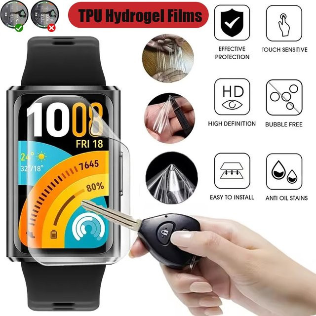 Huawei Displayschutzfolie TPU-Hydrogel, transparent, Huawei Band 11 Pro - Bild 1