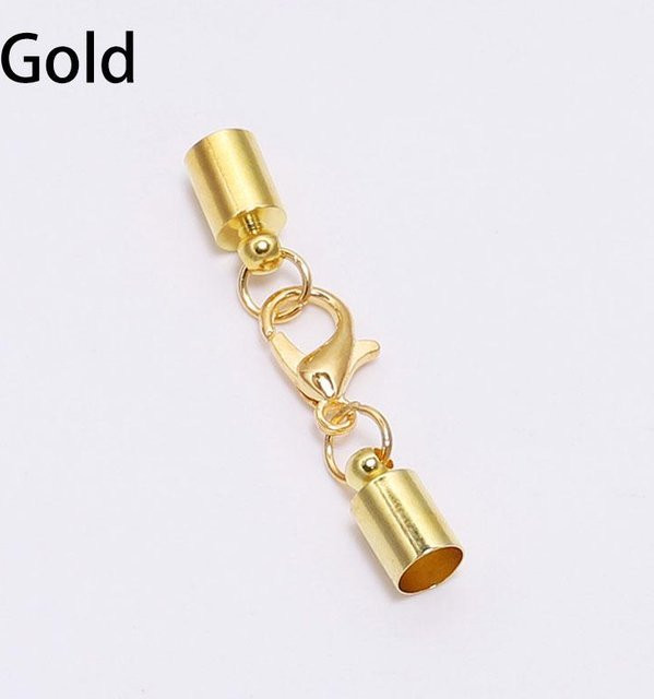 Armband Kette Lederband, gold, 10 Teile/Los - Bild 1
