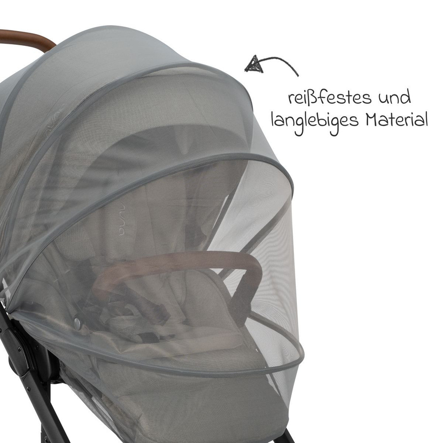 Nuna Insektenschutz für Kinderwagen in Grau und Transparent - Bild 5