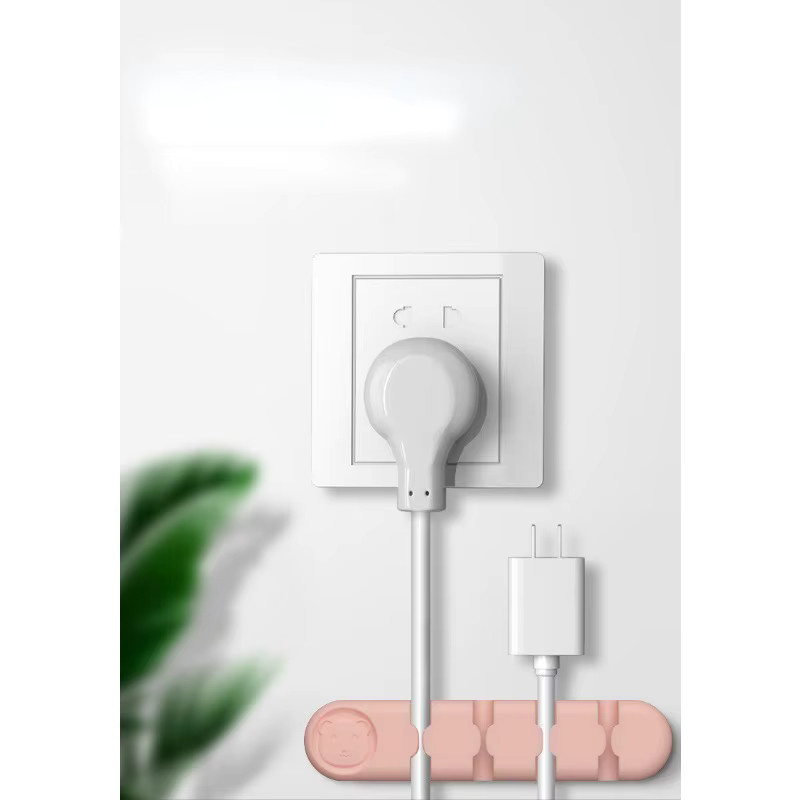 Wsellda Desktop-Kabel-Organizer aus Silikon mit selbstklebender Fixierung zur Kabelaufbewahrung - Bild 3