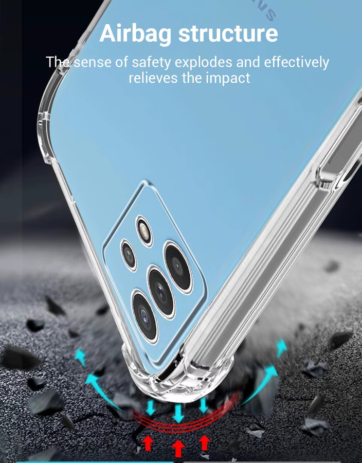 Stoßfeste Silikon Soft Cover Hülle für Samsung Galaxy A53 A33 A13 A73 A23 5G A31 A51 A71 A52S A72 A22 A32 A12 in Transparent - Bild 2