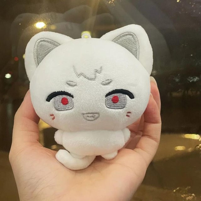 Yiran Health & Beauty Anime Der Sommer, in dem Hikaru starb, Katze Plüschtier Anhänger, 10cm, ab 14 Jahren - Bild 1
