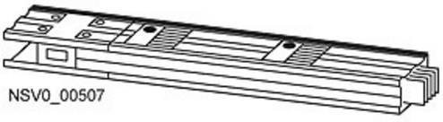 Siemens BVP:261500 BD2A-3-630-SB-2 Schienensystem Schiene aus Aluminium in Silber - Bild 1