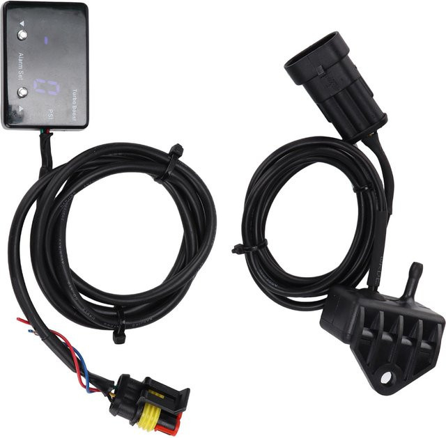 Kkmoon Digitale Turbo Ladedruck Temperaturanzeige 12V mit blauer LED für Rennsport und Universalanwendung in Blau und Schwarz - Bild 1