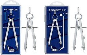 Staedtler Mars comfort 551 Schultäschchen in Grau und Silber mit Verlängerungsstange und Universaladapter - Bild 1