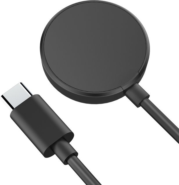 Samsung USB-C Ladegerät für Galaxy Watch 7, 6, 6 Classic, 5 Pro und 5 in Schwarz - Bild 1