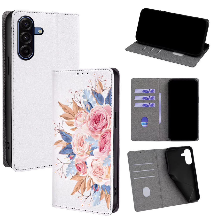 Magnetische Leder-Brieftasche als Flip-Case Schutzhülle für Samsung Galaxy A17 A07 A56 A36 A26 A16 A55 A25 A15 A54 A34 - Bild 2