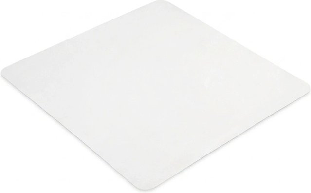 Relaxdays Bodenschutzmatte aus PVC in Transparent, rutschfest, B/T: 90 x 90 cm - Bild 1