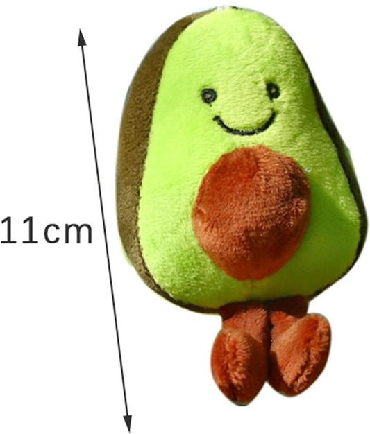 Avocado Anhänger, Plüsch, Damen, yellow - Bild 1