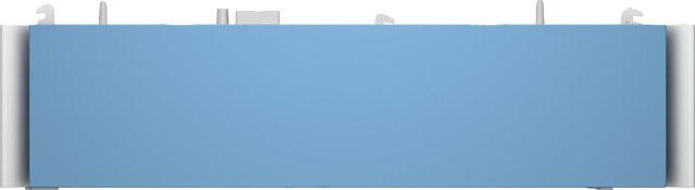 HP Medienschacht mit 550 Blatt Kapazität für Color LaserJet Enterprise MFP X57945, X55745 und LaserJet Enterprise Flow MFP X57945, Farbe Blau, 6QN57A - Bild 1