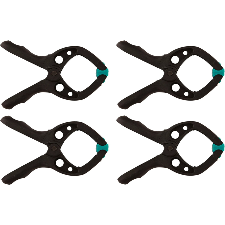 Wolfcraft Federzwingen Microfix S in Schwarz, 4 Stück - Bild 2