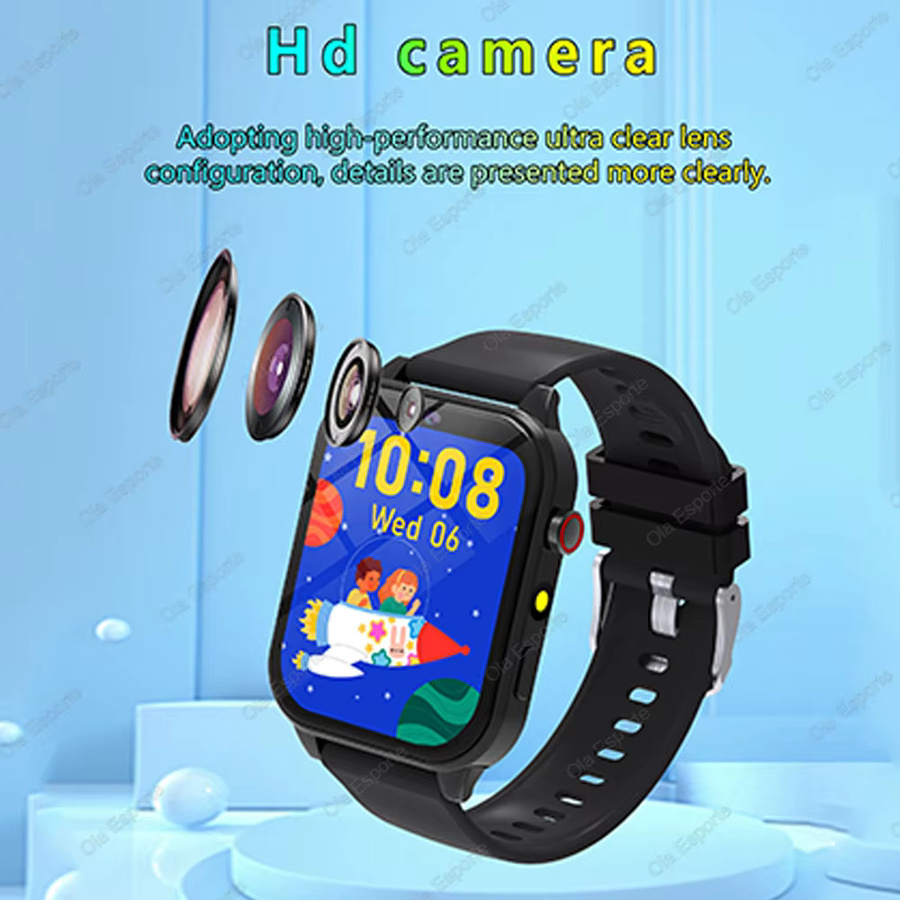 Ola Esporte Smartwatch, Kunststoff, Silikon, Lila, Kinder, Unisex - Bild 4