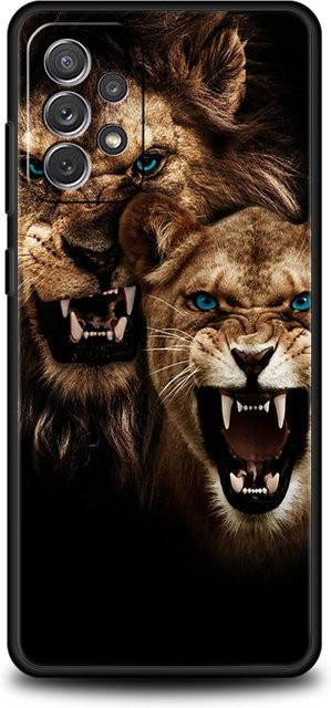 Löwen Handyhülle für Samsung Galaxy A-Serie in Multicolour - Bild 1