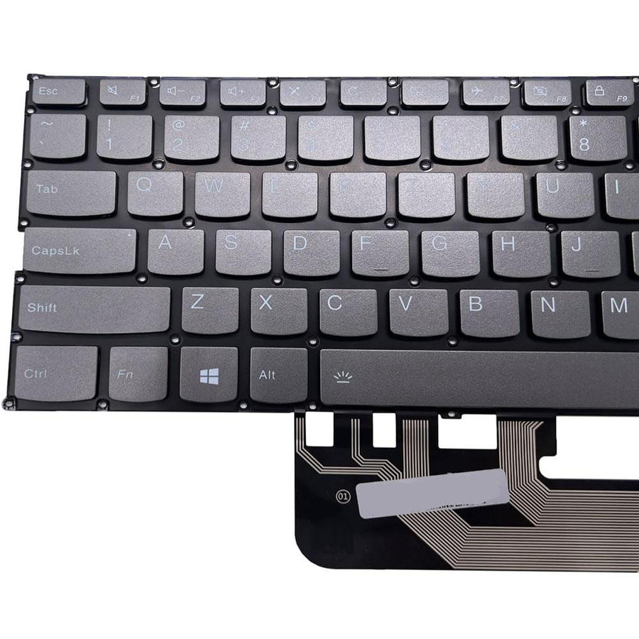 Lenovo Tastatur mit Hintergrundbeleuchtung in Schwarz für Yoga 730-13IKB 730-13IWL 730-15IKB 730-15IWL - Bild 2