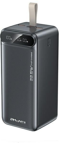 Awei Powerbank 50000mAh mit 22.5W Schnellladefunktion in Schwarz - Bild 1