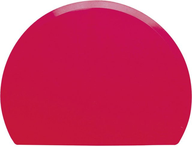 Schneider Teigschaber Spatula aus Kunststoff, rot, halbrund, Breite: 15,1 cm, Länge: 20,4 cm - Bild 1