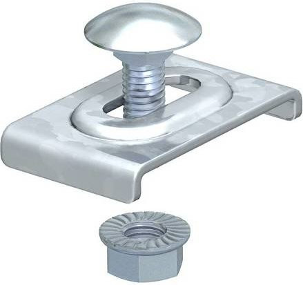 OBO Bettermann Montagezubehör Dome aus Metall in Silber (galvanisiert) - Bild 1