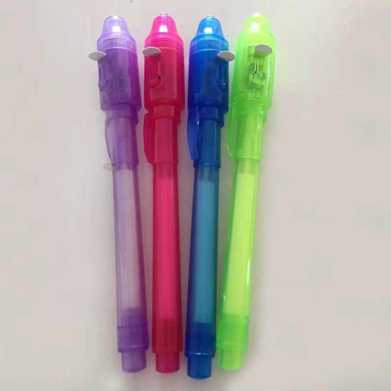 Hairun Unsichtbarer Tintenstift mit UV-Licht in Rot für geheime Nachrichten und Kinderpartygeschenke - Bild 5