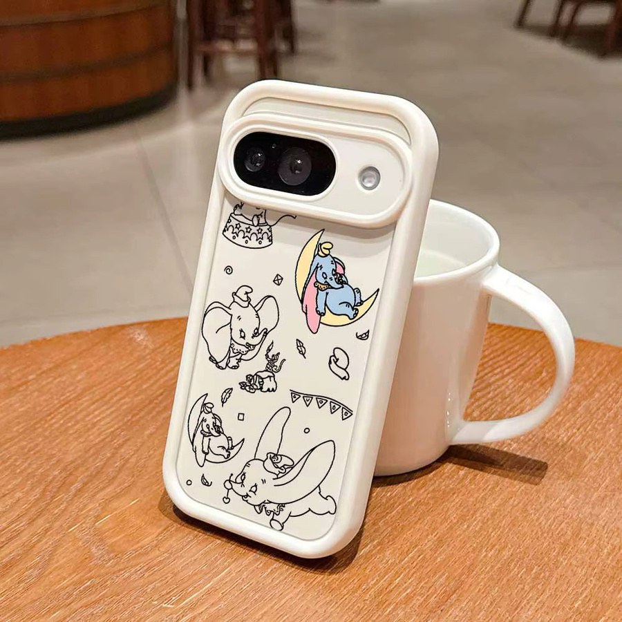 Dumbo Animierte Handyhülle für Google Pixel 10 9 8 7 Pro XL Weiche TPU Hülle mit Design-Elementen - Bild 2