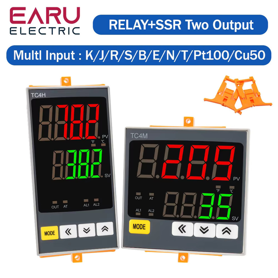 EARU Digitaler PID-Programmierbarer Temperaturregler Thermostat mit Spannungsausgang für Heiz- und Kühlinstrumente - Bild 3
