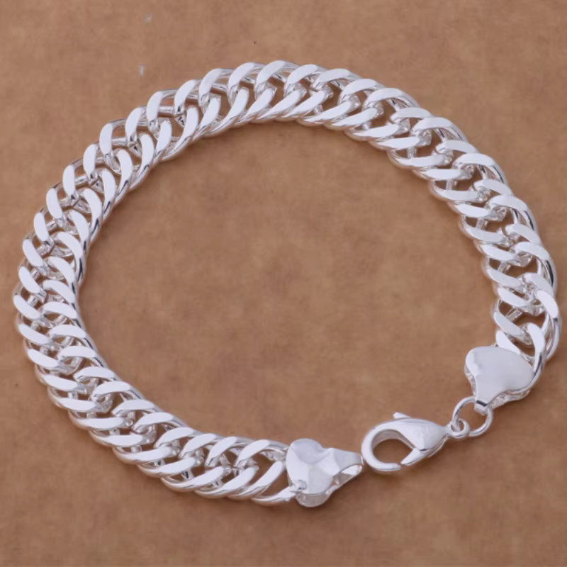 SAY Armband 925 Silber, 10 mm, Unisex - Bild 2