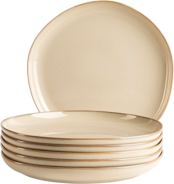 Mäser Teller Set Cordelia aus Steinzeug in Beige - Bild 1