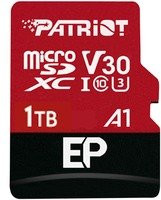 Patriot EP Series microSDXC Speicherkarte 1 TB A1 in Rot/Schwarz - Bild 1