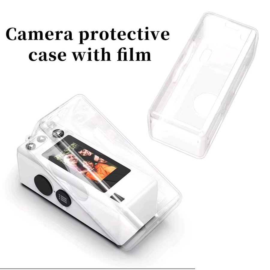 Kodak Charmera Mini Kamera Schutzset 2-in-1 mit transparenter TPU-Schutzhülle und Displayschutzfolie - Bild 2