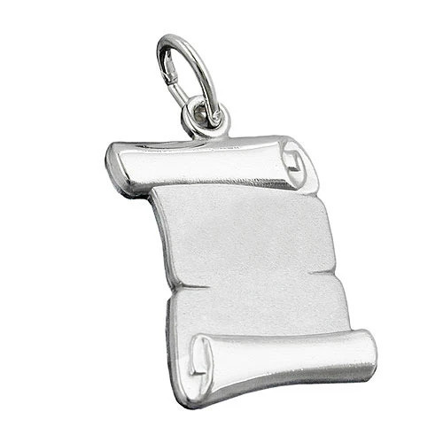 Colfem Anhänger Dokumentenrolle, 925 Silber, Unisex - Bild 1