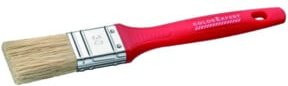 Ciret Flachpinsel mit hellen Borsten in Rot, Breite: 30 mm - Bild 1