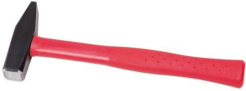 Peddinghaus Schlosserhammer Rot mit Stahlkopf und Kunststoffgriff, Gewicht: 990 g, Länge: 350 mm - Bild 1