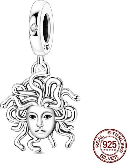 YIRAN Anhänger Medusa, Kupfer, Weiß, Zirkonia, Damen - Bild 1