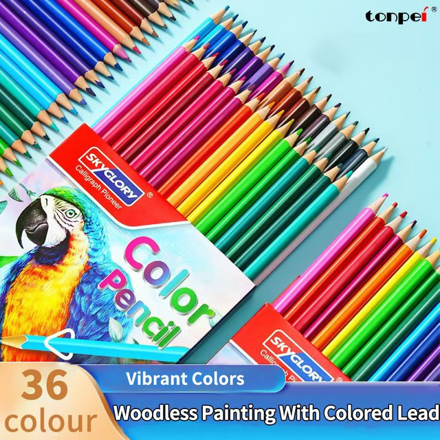 36 Farben Malstift-Set für Künstler und Studenten zum Skizzieren und Malen in Multicolour - Bild 1