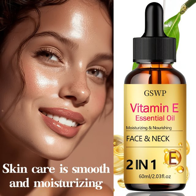 GSWP Vitamin E Ätherisches Öl, 60 ml, für Gesicht und Körper - Bild 1