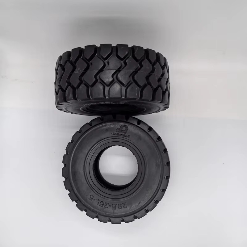 MABEMODO JDM-82 RC-Lader-Reifen, robuste Gummiräder, 1/14 Maßstab - Bild 4