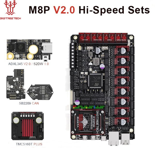 BTT SB2209 Manta M8P V2.0 Steuerplatine mit TMC5160T Plus Treibern, CB1 und HDMI für Klipper 3D-Drucker wie Voron - Bild 1