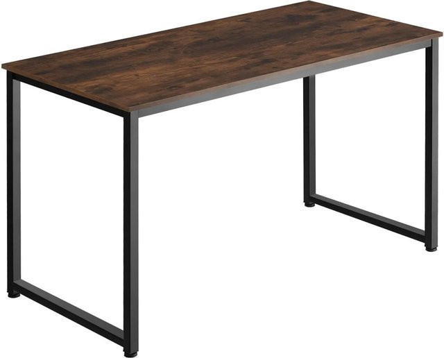 tectake Schreibtisch Flint Industrial Style in Schwarz und Braun, B/T/H: 140 x 59 x 76,5 cm - Bild 2