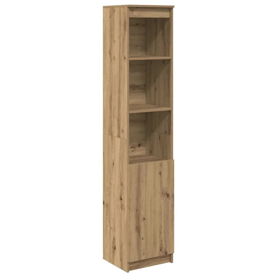 vidaXL Highboard Artisan-Eiche in Braun aus Holzwerkstoff, B/T/H: 37,5 x 35 x 180 cm - Bild 2