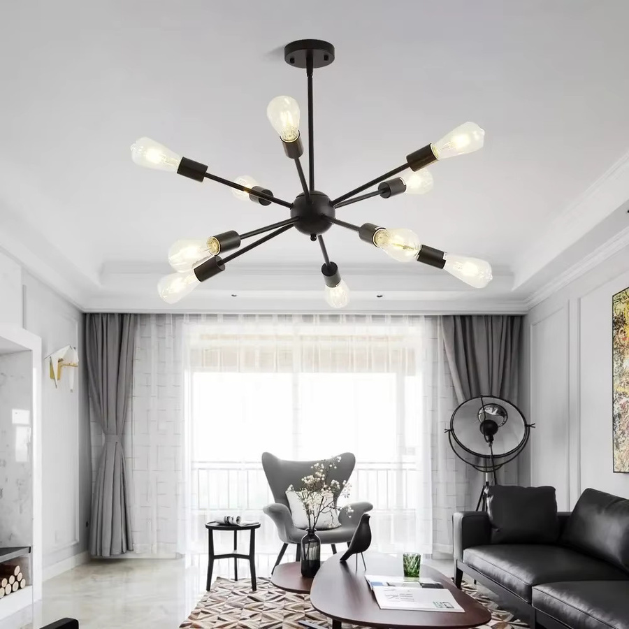 YongYing Lumin LED Pendelleuchte in Gold, minimalistische Deckenleuchte für Schlafzimmer und Wohnzimmer - Bild 2