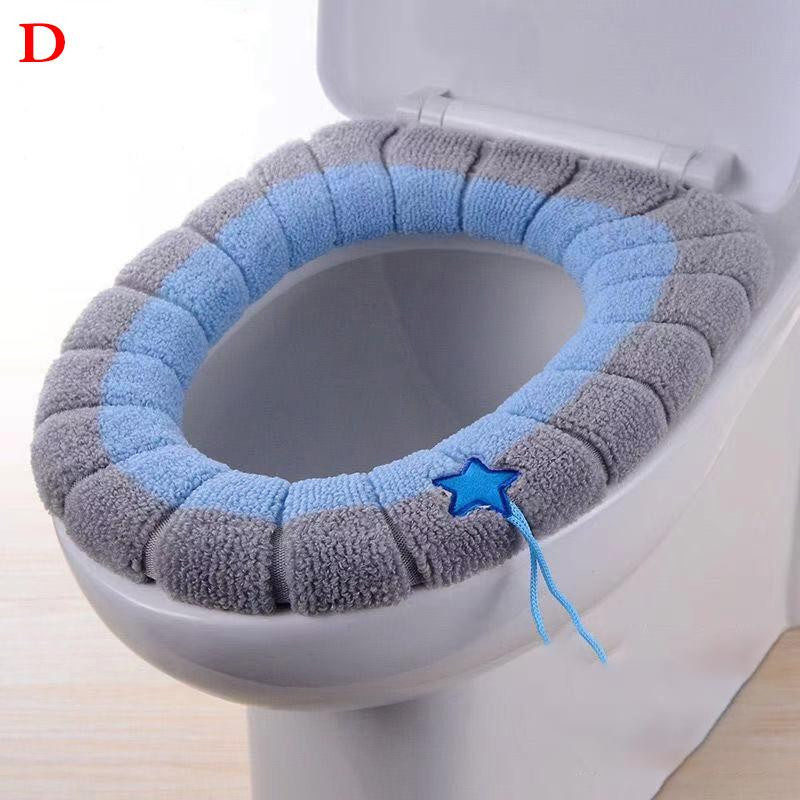 Sheeproc Toilettensitzauflage mit Blumendekoration, weiche und waschbare WC-Sitzmatte für dein Badezimmer - Bild 1