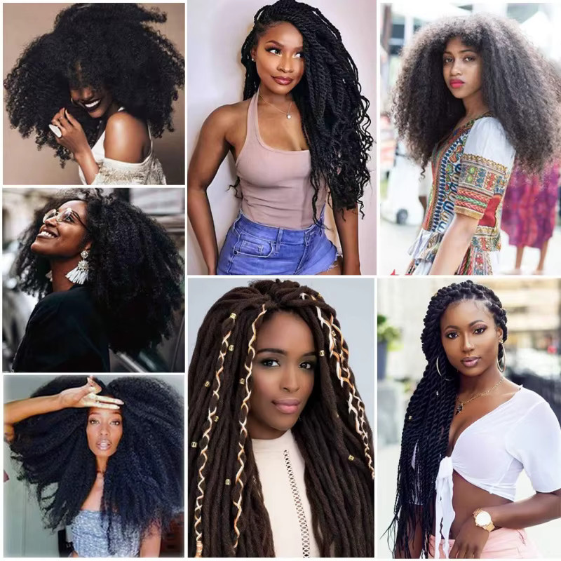 Suri Hair Braids, afrikanisches lockiges Twist-Kunsthaar, 50,8 cm, 3er-Pack - Bild 5