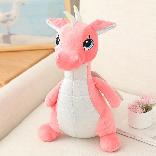 Kidsly Dinosaurier-Plüschtier, Drache, rosa, ab 3 Jahre - Bild 1