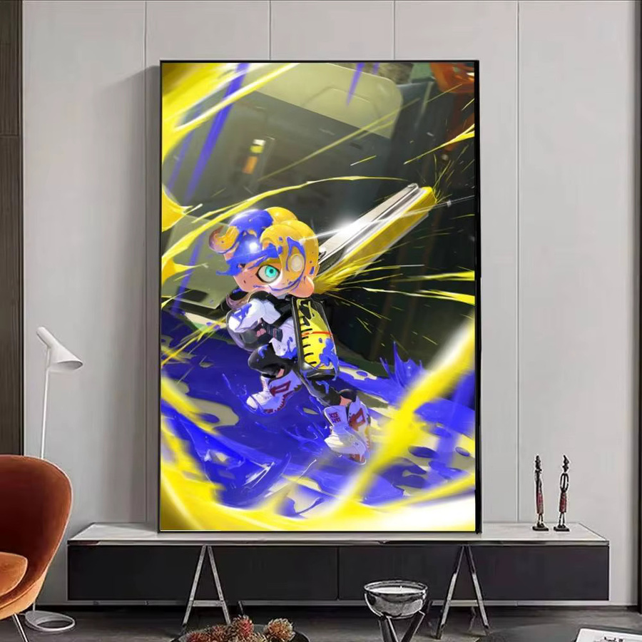Selbstklebender Splatoon 3 Poster Papierdruck in Multicolour für deine Wandgestaltung - Bild 5