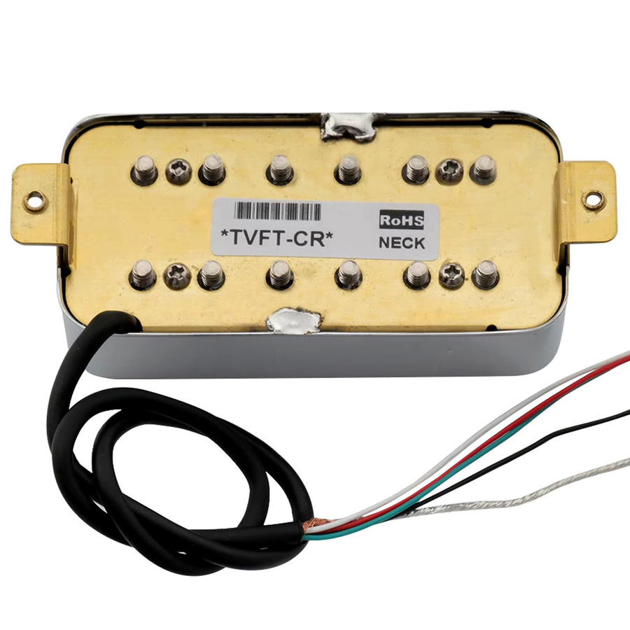 Artec Filtertron Style Alnico 5 Magnet Humbucker Hals- und Brücken-Tonabnehmer für E-Gitarren in Silber - Bild 2