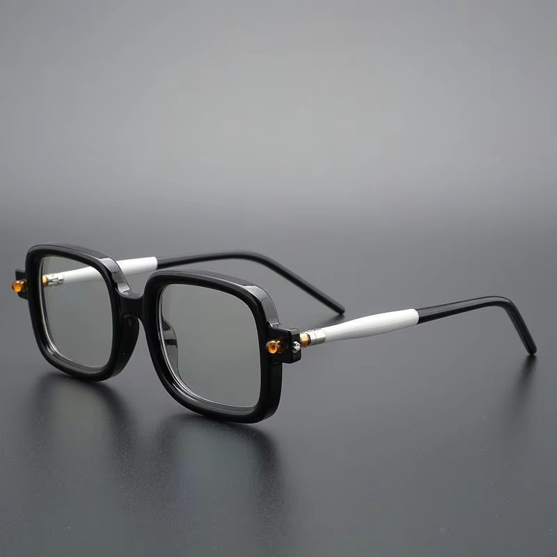 Shatar Lesebrille, Square, Vollrand, Kunststoff, Unisex, Schwarz - Bild 2