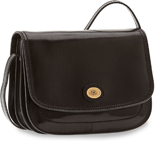 The Bridge Story Schultertasche, Schwarz/Gold, Damen, 24cm - Bild 1