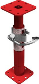 Schake Grabenspieße zum Verstreben und Abstützen von Kanalwänden, rot, Auszugslänge: 450-620 mm - Bild 1