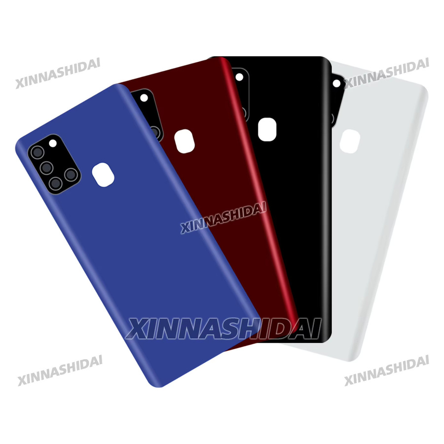 Super Cover Handygehäuse für Samsung Galaxy A21S in Weiß mit Akku-Rückabdeckung und Kameraglas-Schutz - Bild 3