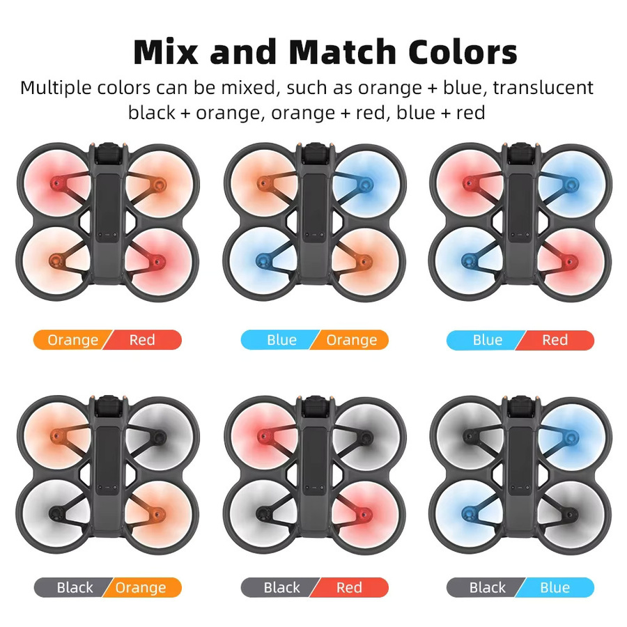 DJI Propeller für Avata 2 Drohne, Ersatzteile in Schwarz und Multicolour - Bild 3